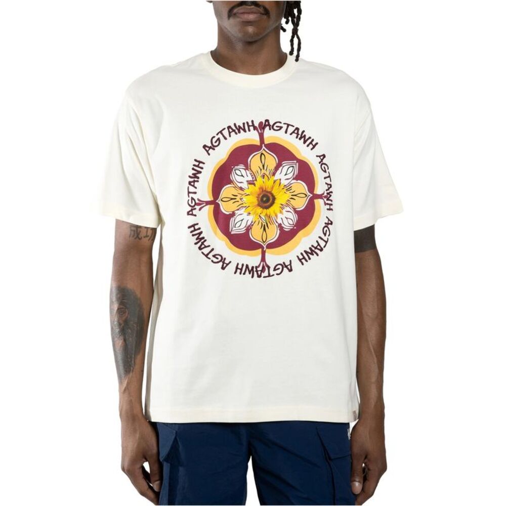 AGtawh Mens Floral Embellished T-Shirt, NWT